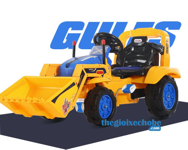Xe cần cẩu máy xúc máy ủi điện cho bé 618