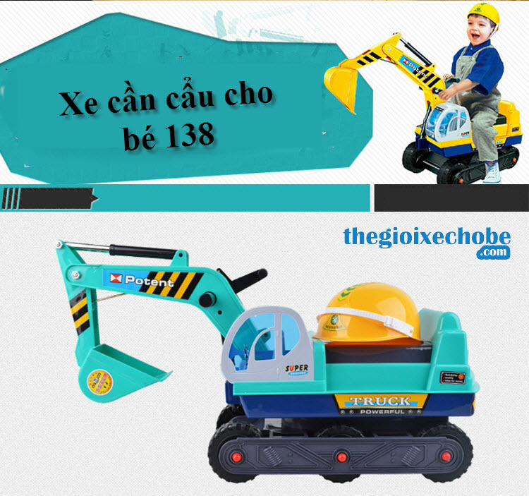 Xe cần cẩu - máy xúc 138