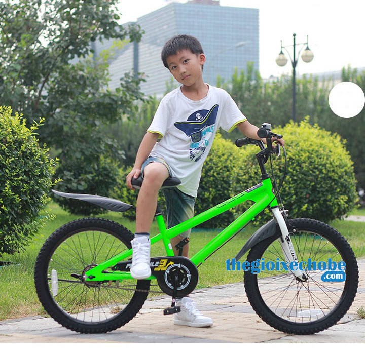 Xe đạp trẻ em RoyalBaby FreeStyle RB-6 màu xanh lá cây