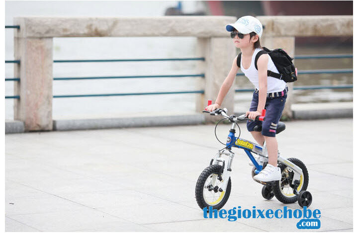Xe đạp trẻ em RoyalBaby RoBoCop RB-8 màu xanh dương
