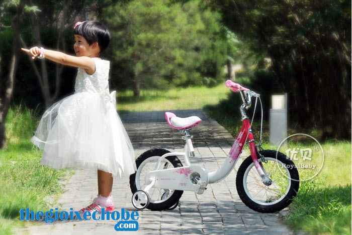 Xe đạp trẻ em RoyalBaby Sakura RB-19 màu hồng