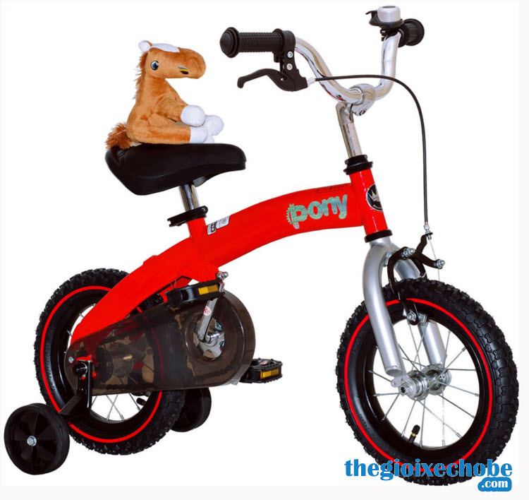 Xe đạp trẻ em RoyalBaby Pony B-4 màu đỏ