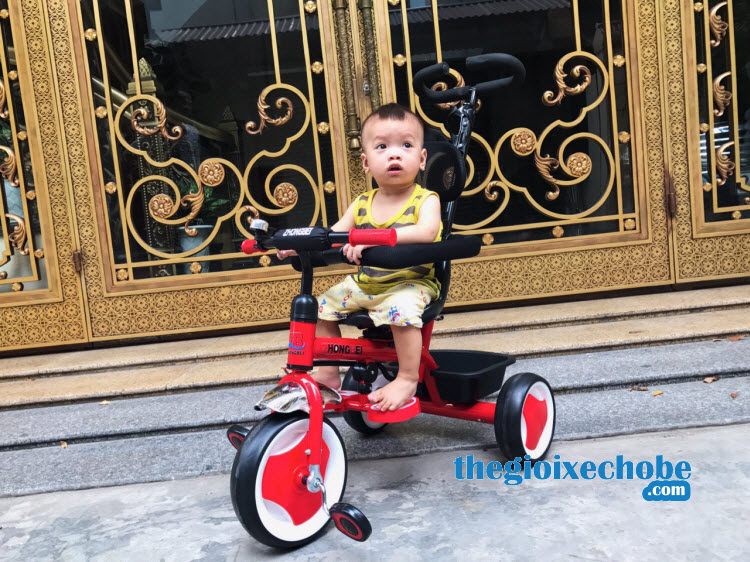Xe đạp 3 bánh trẻ em 819 màu đỏ