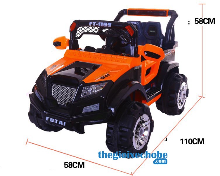 Kích thước xe ô tô điện trẻ em HF-1199
