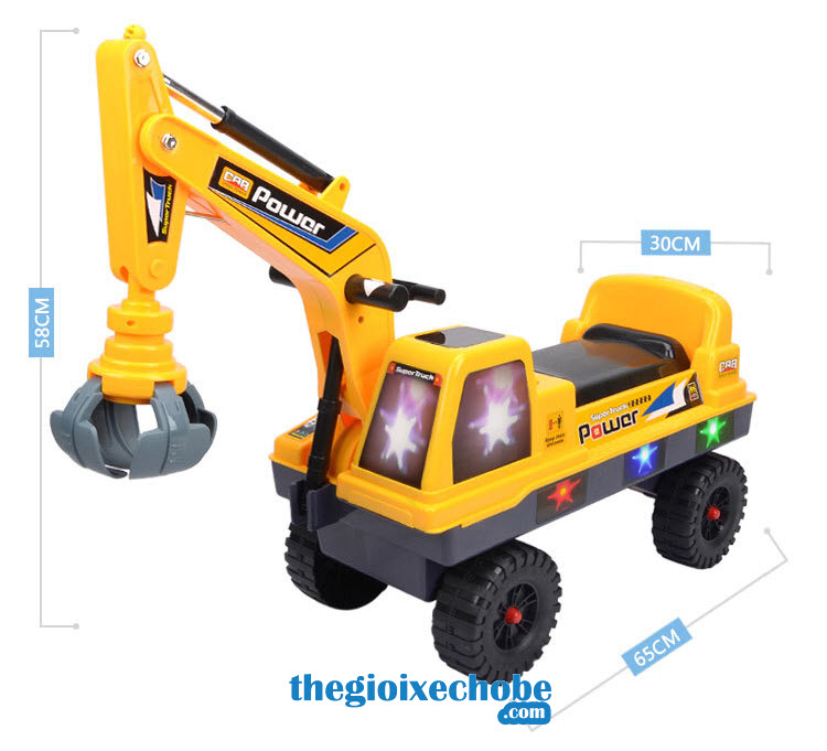 Kích thước xe máy xúc trẻ em 228