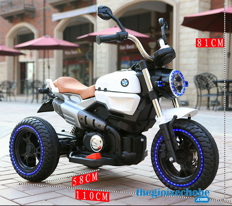 Kích thước xe máy điện trẻ em KKL-118