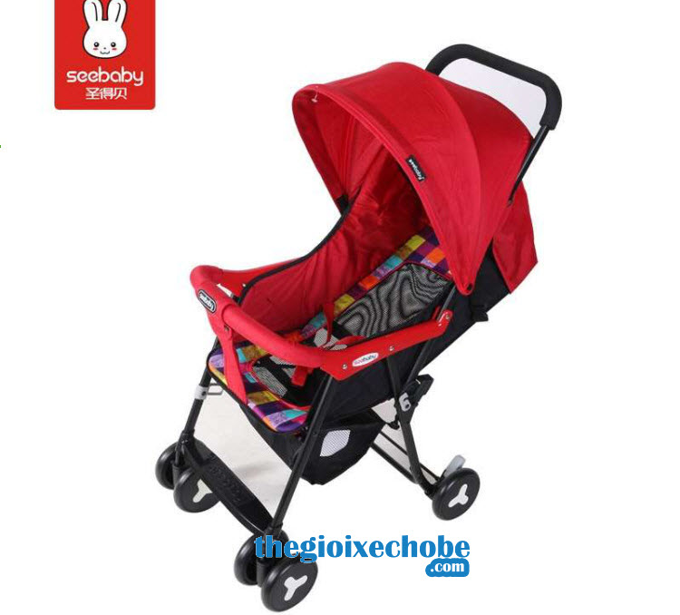 Xe đẩy cho bé Seebaby QQ2 màu đỏ