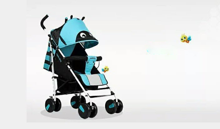 Xe đẩy cho bé Seebaby S02-2 màu xanh