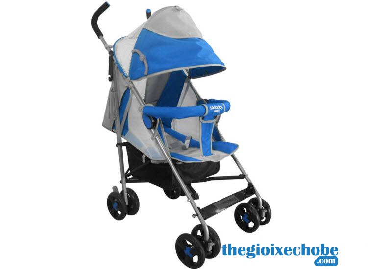 Xe đẩy cho bé Seebaby S02-1 màu xanh
