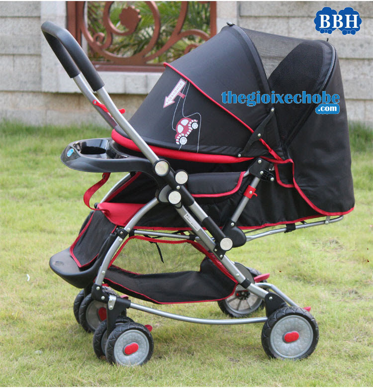 Xe đẩy cho bé Baobaohao 720A có mái che rộng