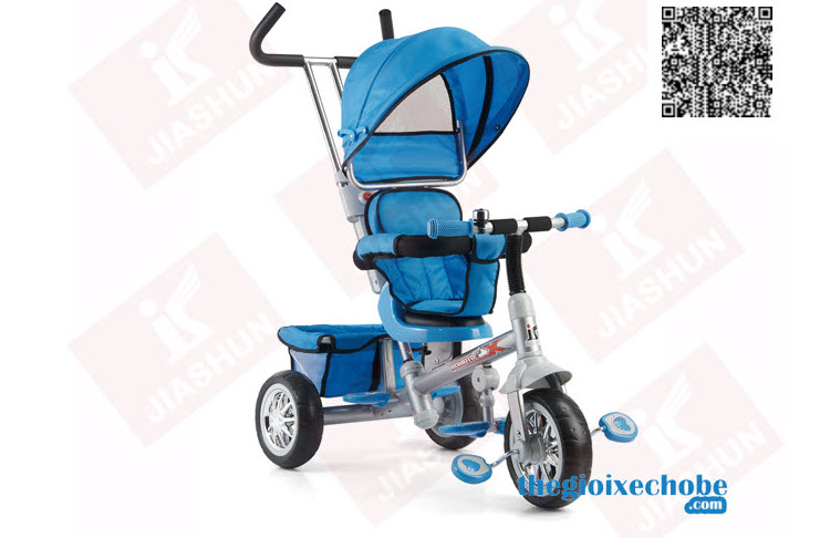 Xe ba bánh trẻ em B32-2 màu xanh