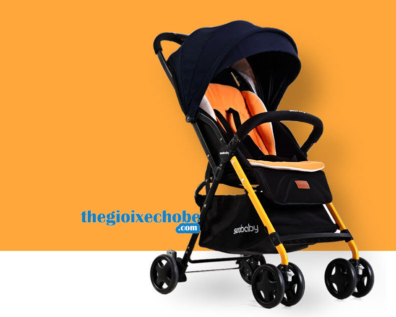 Xe đẩy cho bé Seebaby T04 màu cam