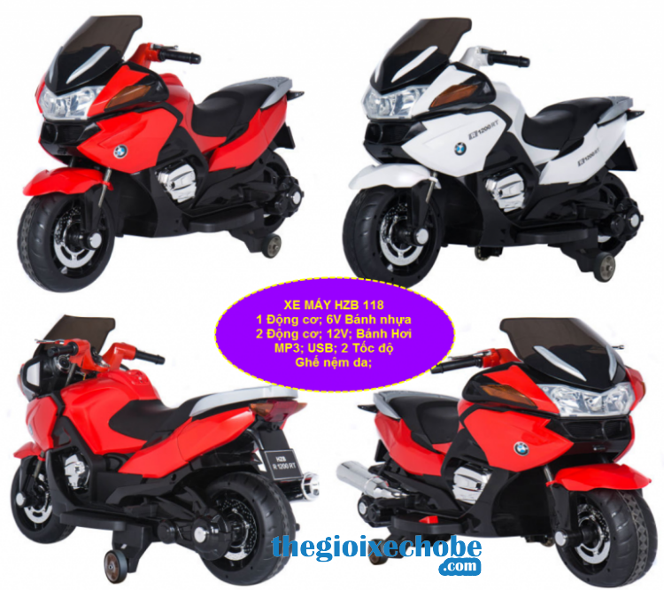 Xe máy điện trẻ em HZB-118 