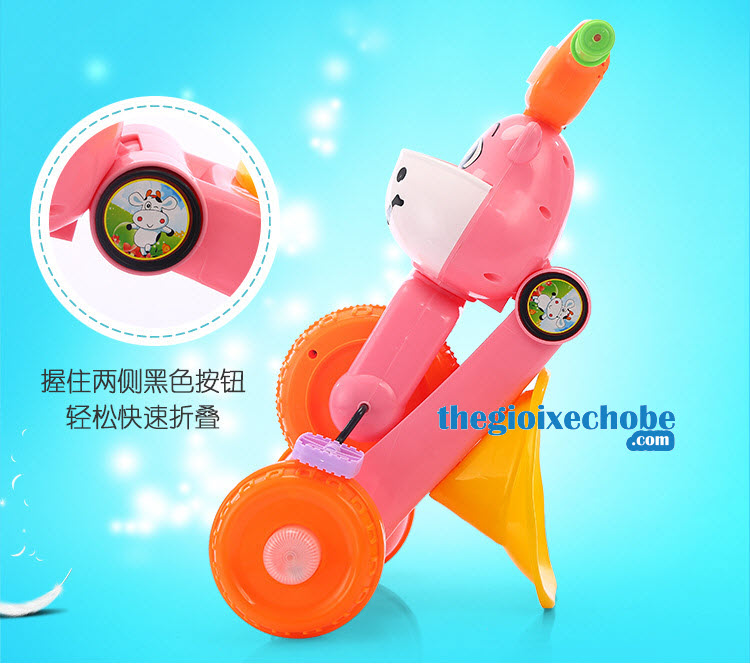 Xe ba bánh trẻ em 601 có thể gập gọn