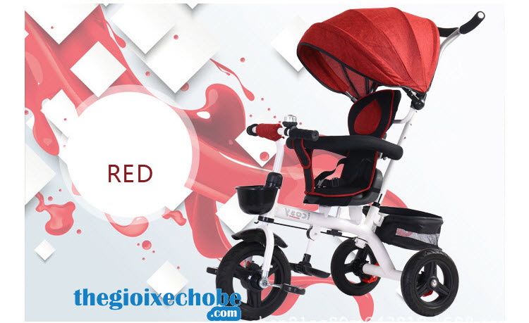 Xe đạp 3 bánh trẻ em 313 màu đỏ
