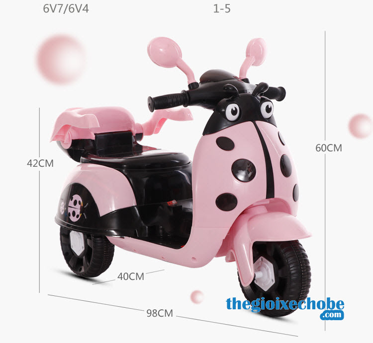 Kích thước của xe máy điện bọ cánh cam mới PKQ-D