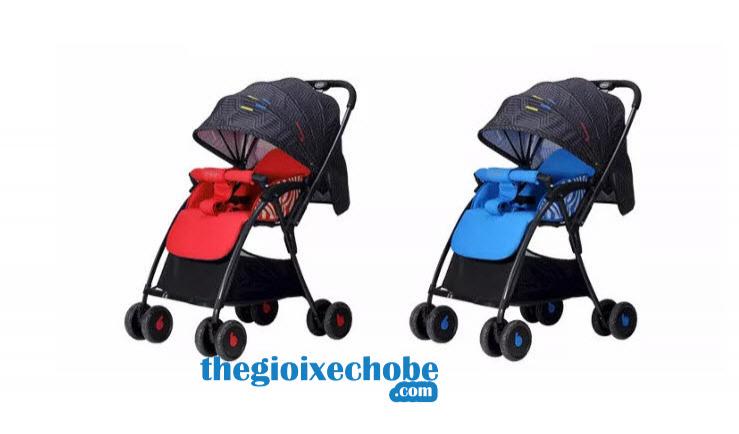 Xe đẩy cho bé Baobaohao 736S màu xanh, màu đỏ