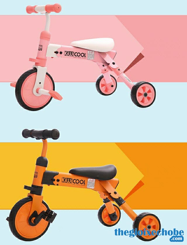 Xe đạp 3 bánh trẻ em AH-003 màu cam ,màu hồng Xe đạp 3 bánh trẻ em AH-003 màu cam ,màu hồng