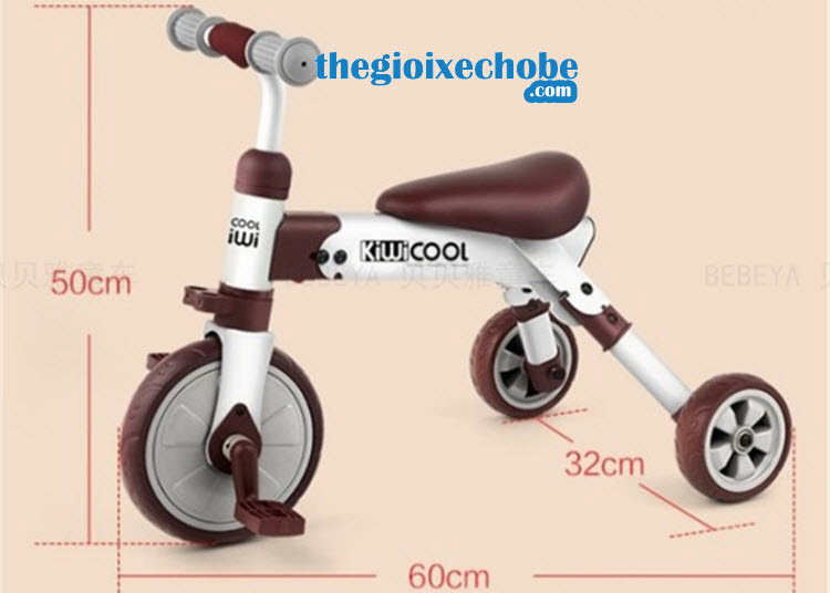 Kích thước xe đạp 3 bánh trẻ em AH-003 Kích thước xe đạp 3 bánh trẻ em AH-003