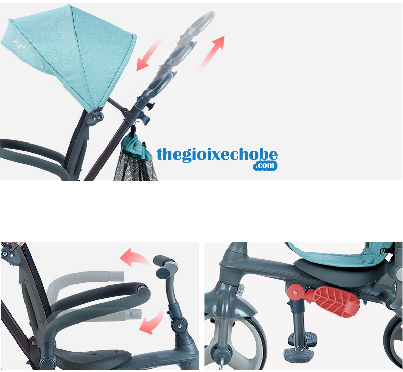 Xe đạp 3 bánh trẻ em HSR-199 (Hàng xuất Châu Âu, gập gọn) Xe đạp 3 bánh trẻ em HSR-199 (Hàng xuất Châu Âu, gập gọn)