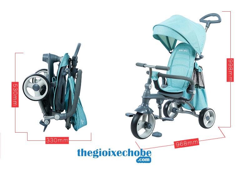 Xe đạp 3 bánh trẻ em HSR-199 (Hàng xuất Châu Âu, gập gọn) Xe đạp 3 bánh trẻ em HSR-199 (Hàng xuất Châu Âu, gập gọn)