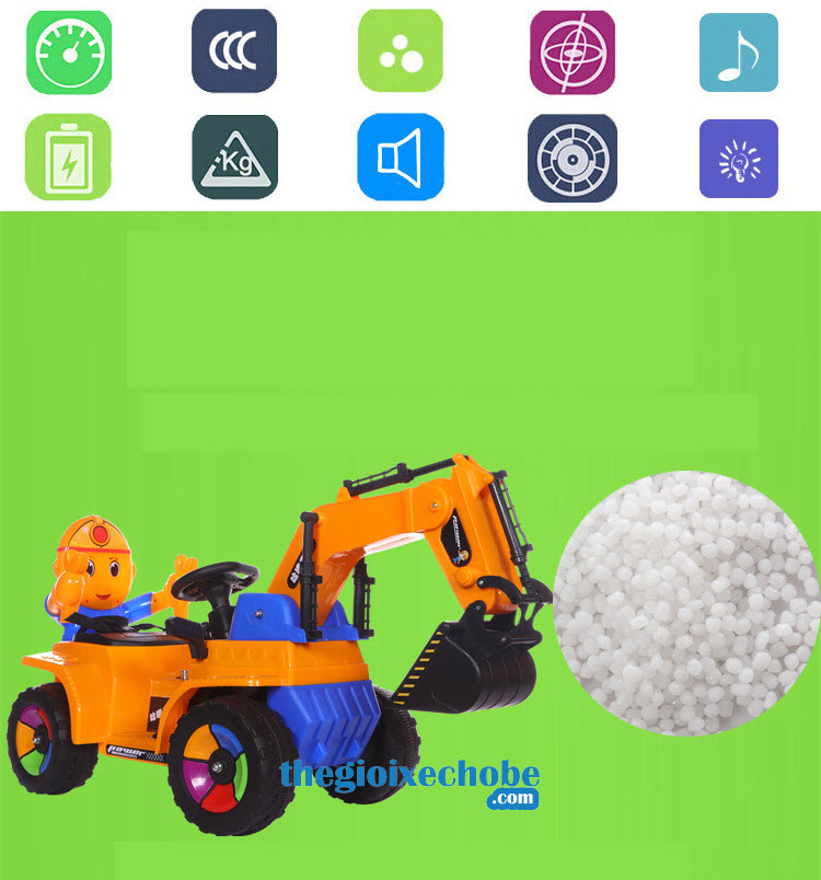 Xe cần cẩu cho bé 518 Xe cần cẩu cho bé 518