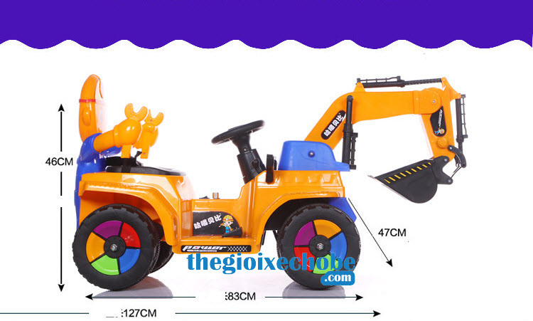 Xe cần cẩu cho bé 518 Xe cần cẩu cho bé 518
