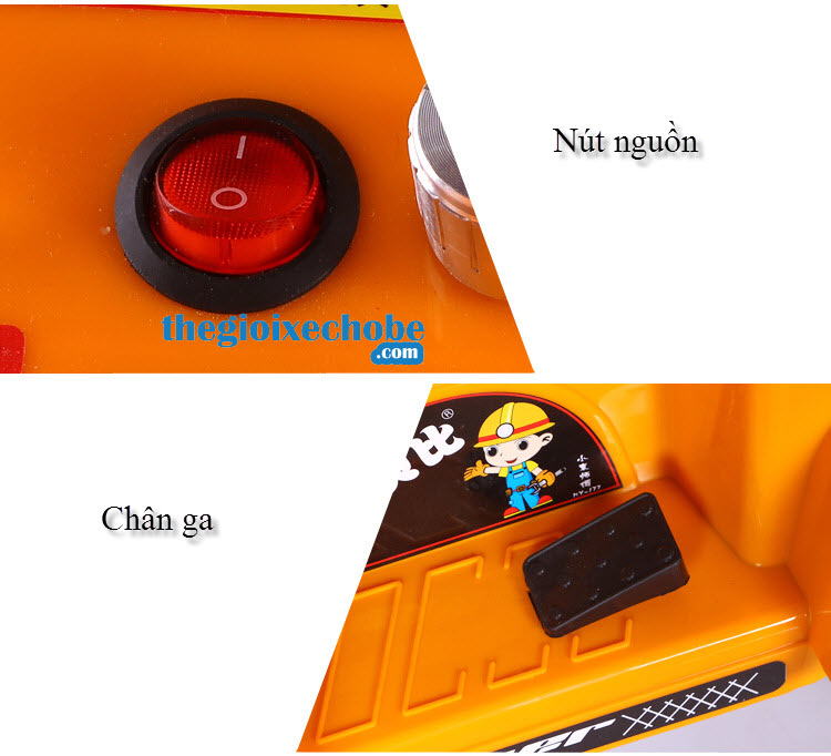 Xe cần cẩu cho bé 518 Xe cần cẩu cho bé 518