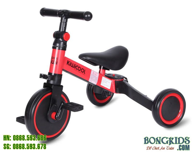 Xe đa năng chòi chân - 3 bánh - thăng bằng 006 màu đỏ Xe đa năng chòi chân - 3 bánh - thăng bằng 006 màu đỏ