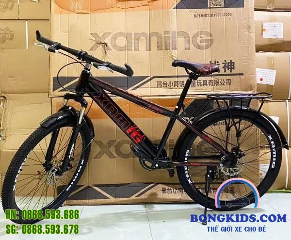 Xe đạp xaming gác ba ga giá rẻ 18inch Xe đạp xaming gác ba ga giá rẻ
