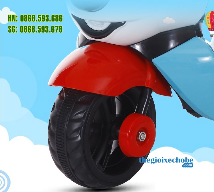 Xe máy điện trẻ em Vespa HLM-5588 bánh trước Xe máy điện trẻ em Vespa HLM-5588 bánh trước