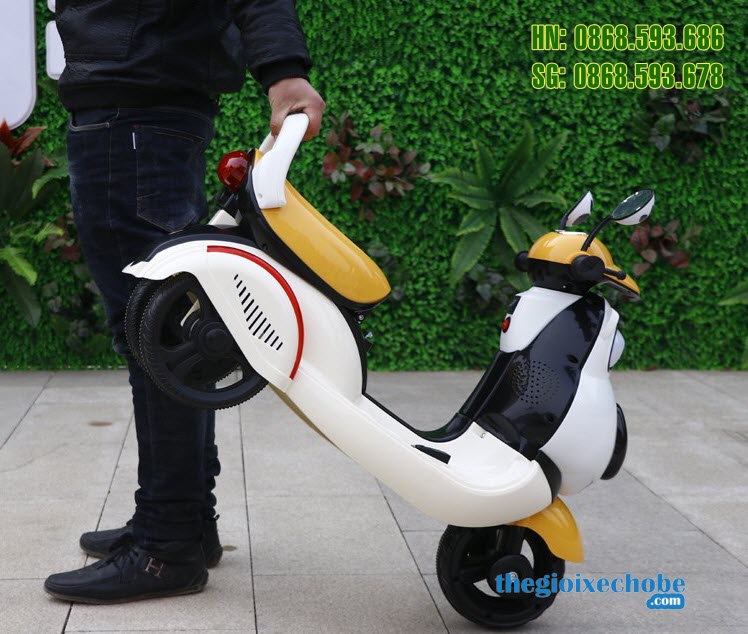 Xe máy điện trẻ em Vespa HLM-5588 Xe máy điện trẻ em Vespa HLM-5588