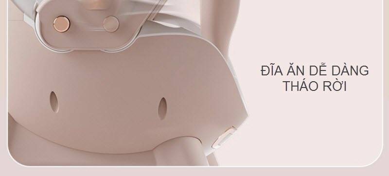 Ghế ăn dặm đa năng 3 in 1 cao cấp 616 cho bé 6-48 tháng