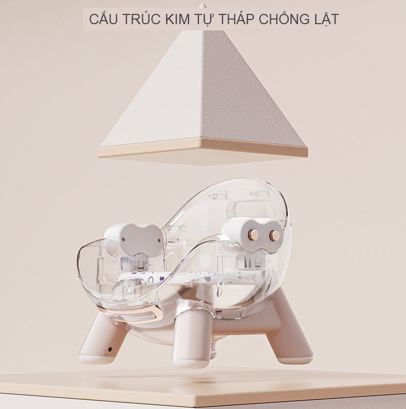 Ghế ăn dặm đa năng 3 in 1 cao cấp 616 cho bé 6-48 tháng