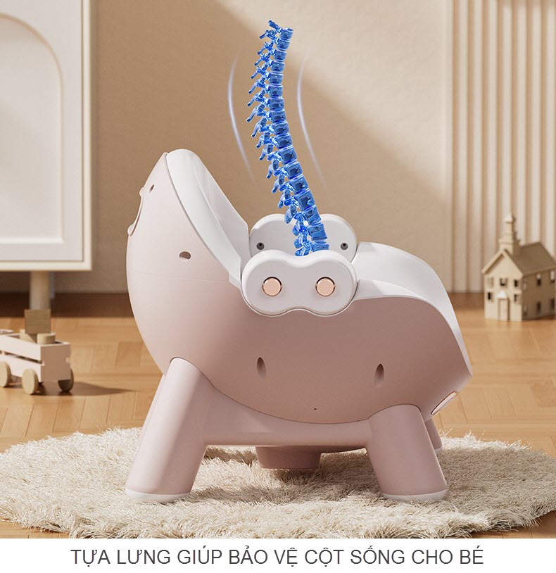 Ghế ăn dặm đa năng 3 in 1 cao cấp 616 cho bé 6-48 tháng