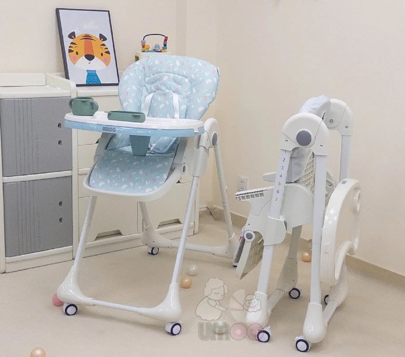 Ghế ăn dặm cao cấp gập gọn, ngả được Umoo 05171