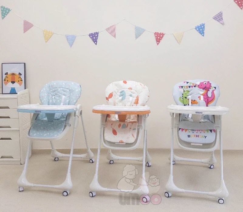 Ghế ăn dặm cao cấp gập gọn, ngả được Umoo 05171