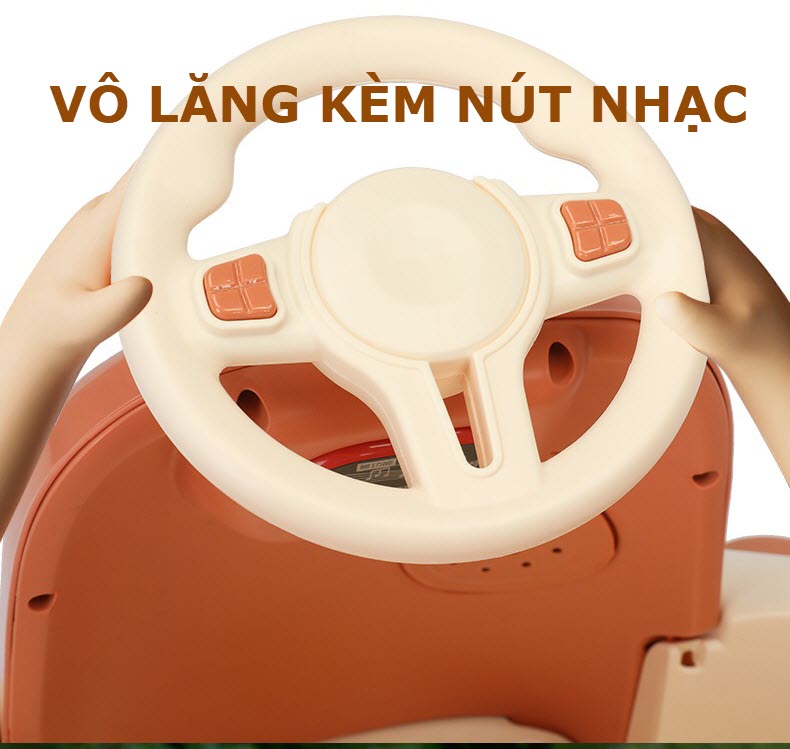 Xe điện đụng xoay 360 cho bé 1-6 tuổi
