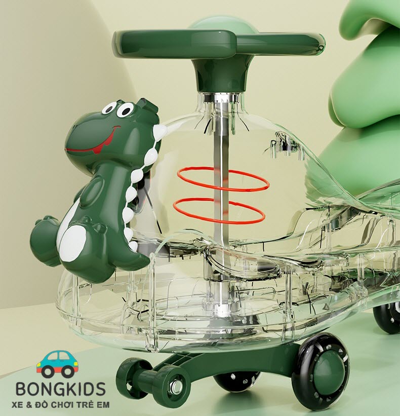 Xe lắc khủng long cho bé